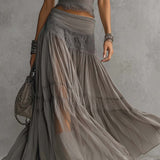 Rosalie | Elegant Lace Two-Piece Maxi Set