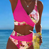 Marta™ | Bikini cvetnog kontrasta Roos
