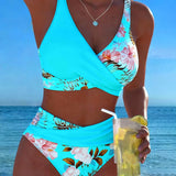 Marta™ | Bikini cvetnog kontrasta Roos