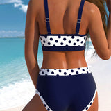 Natalia™ | Bikini visokog struka sa prugama i patchwork dizajnom
