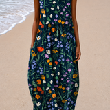 Wren | Halter Midi Haljina bez Rukava