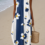 Talia | Halter Floral Midi Haljina