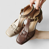 Scarlett – Ortopedski T-strap Blokk sandali