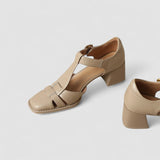 Scarlett – Ortopedski T-strap Blokk sandali