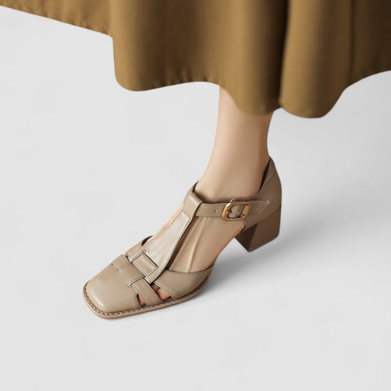 Scarlett – Ortopedski T-strap Blokk sandali