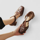 Scarlett – Ortopedski T-strap Blokk sandali