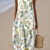 Marlow Fields | Halter Floral Midi Haljina