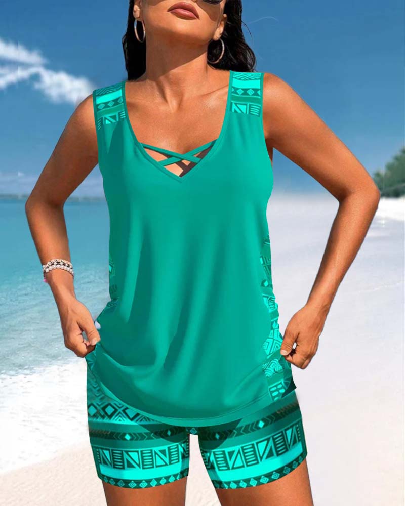 Márcia - Tankini sa geometrijskim printom