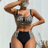 Helena - Elegantni dvodelni bikini sa uzorkom
