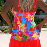 Eleanor™ | Elegantni cvetni tankini kupaći kostim