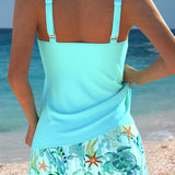 Barbara™ | Elegantan ocean print tankini sa razdvajanjem