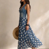 Beatrice | Chic Traper Haljina sa Chiffon Suknjom na Pene