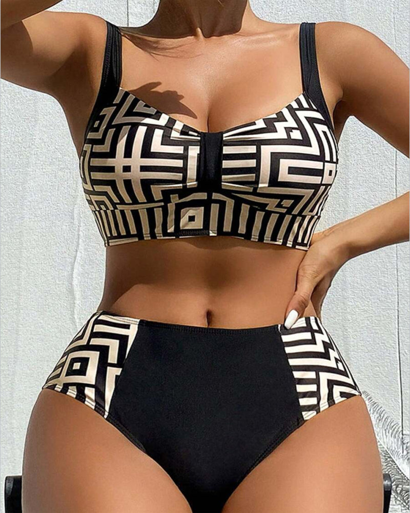 Helena - Elegantni dvodelni bikini sa uzorkom