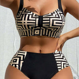 Helena - Elegantni dvodelni bikini sa uzorkom