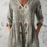 Elise | Dugačka V-izrezana Bluza