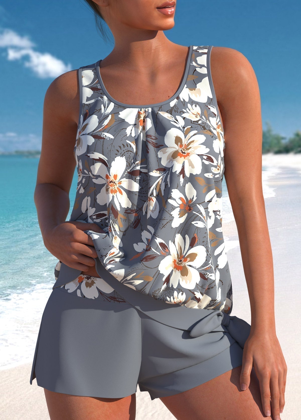 Helena™ | Elegantni cvetni tankini set za žene