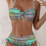 Jada™ | Komplet bikinija sa seksi etničkim printom