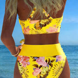 Marta™ | Bikini cvetnog kontrasta Roos