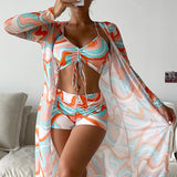 Gabriela™ | Kompletnu bikinija od 3 dela sa printom