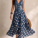 Beatrice | Chic Traper Haljina sa Chiffon Suknjom na Pene