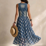 Beatrice | Chic Traper Haljina sa Chiffon Suknjom na Pene