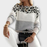 Andreia - Opuštena majica sa leopard uzorkom