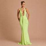 Haljina Jovana™ - Fluidna Elegancija sa Opuštenim Dekolteom