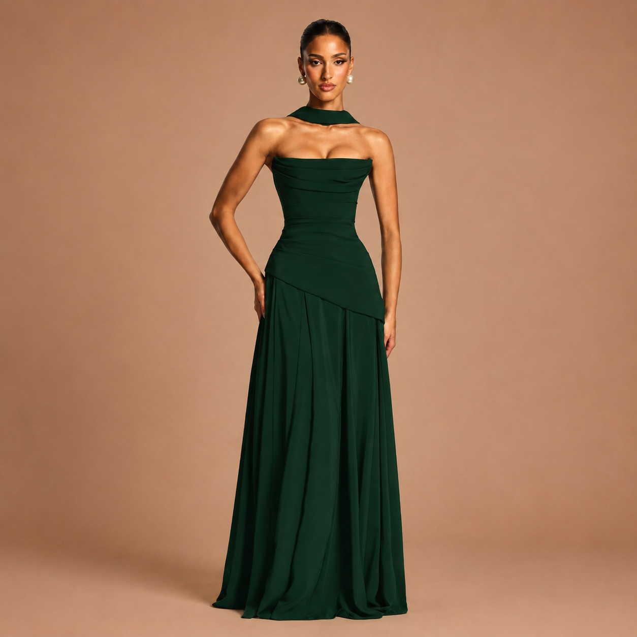 Haljina Teodora™ - Elegancija i Sofisticirana Silueta