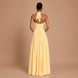 Haljina Milica™ - Fluidna Elegancija sa Halter Izrezom