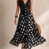 Beatrice | Chic Traper Haljina sa Chiffon Suknjom na Pene
