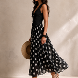 Beatrice | Chic Traper Haljina sa Chiffon Suknjom na Pene