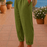 Dragona | Prozračne lanene pantalone