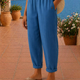 Dragona | Prozračne lanene pantalone