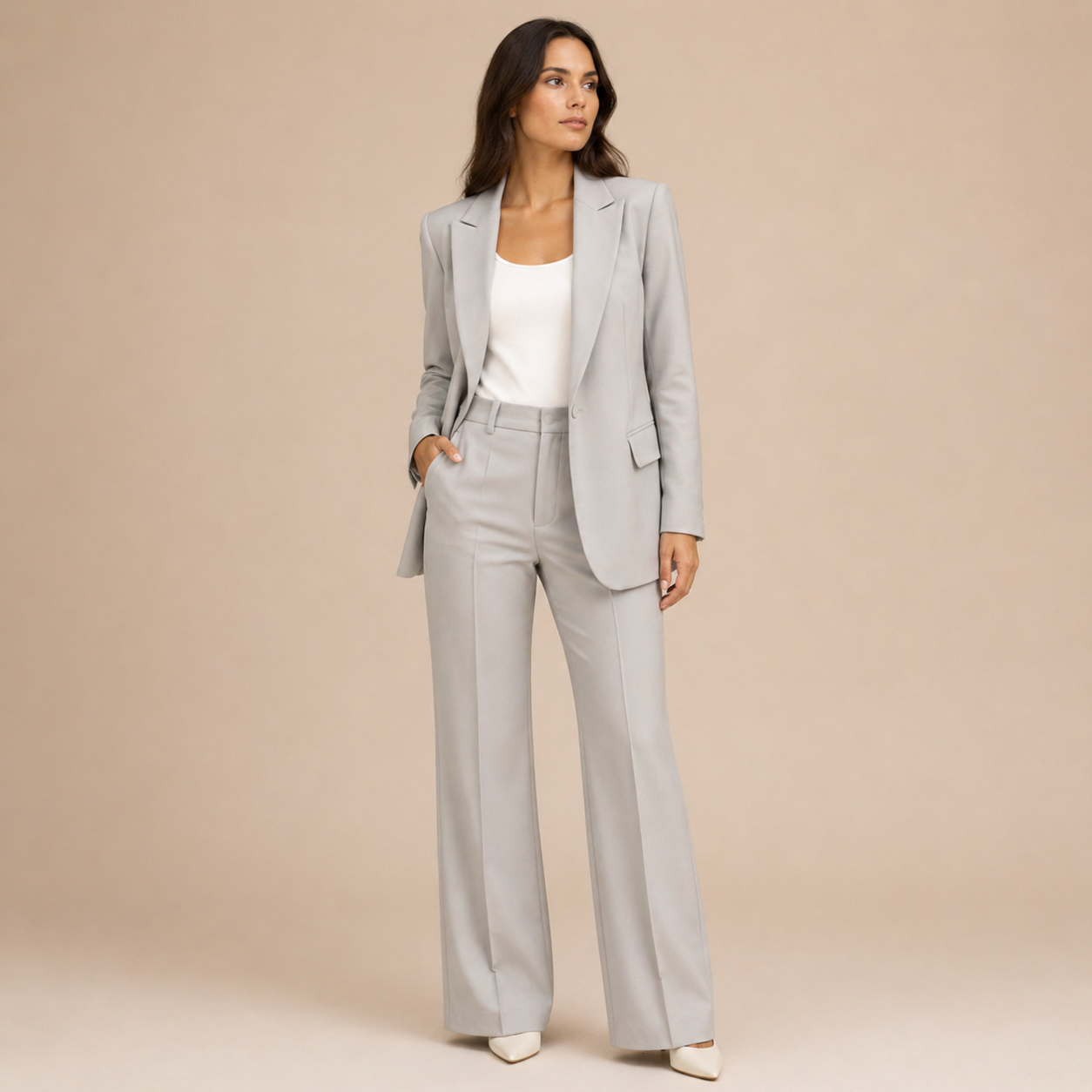 Vanessa™ | Elegantan set sa širokim pantalonama