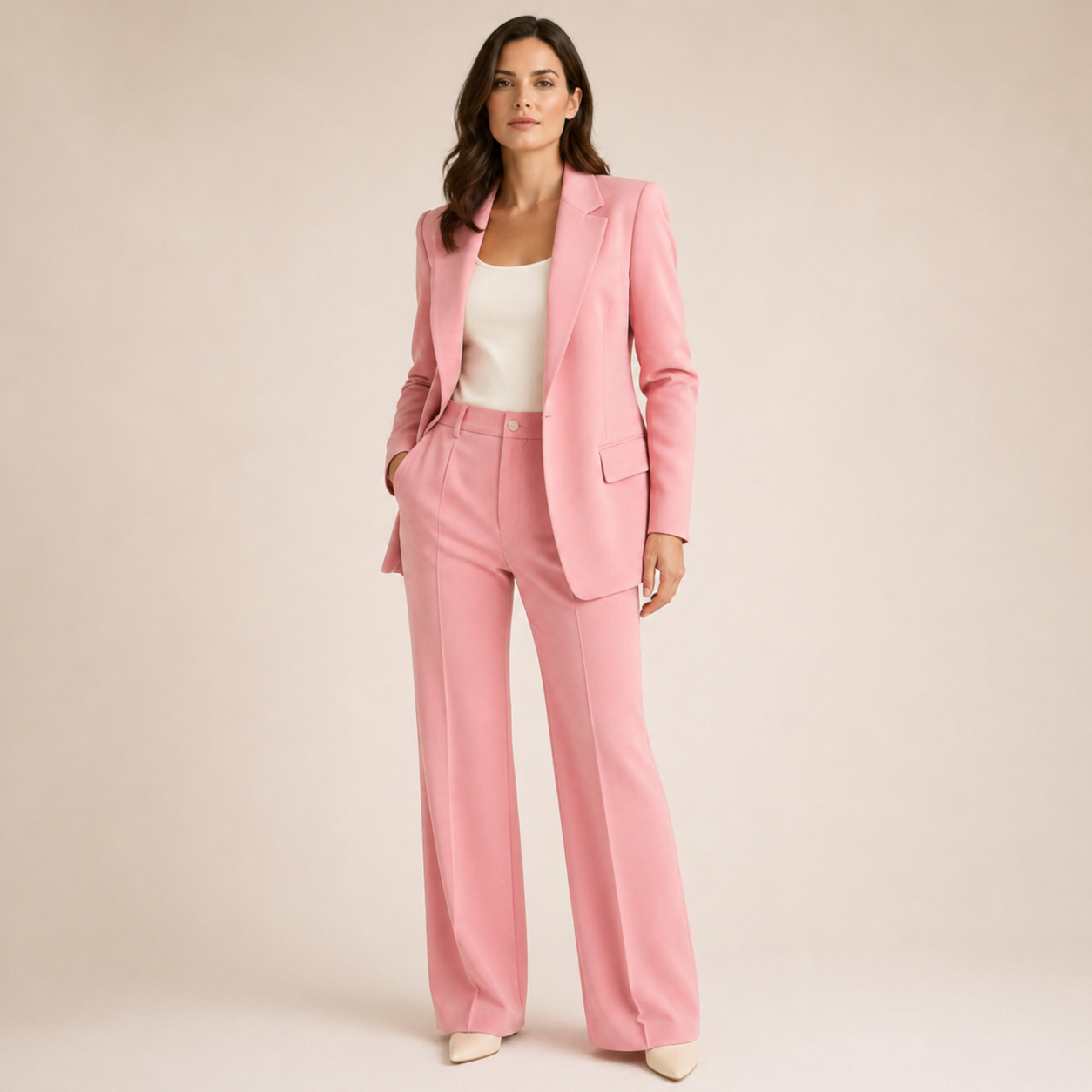 Vanessa™ | Elegantan set sa širokim pantalonama