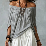 Hania | Boho komplet sa slobodnom bluzom