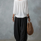 Hania | Boho komplet sa slobodnom bluzom