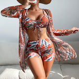 Gabriela™ | Kompletnu bikinija od 3 dela sa printom
