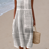 Lauri | Halter Midi Haljina sa Printom