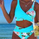 Marta™ | Bikini cvetnog kontrasta Roos