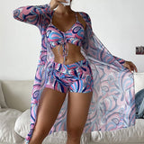 Gabriela™ | Kompletnu bikinija od 3 dela sa printom
