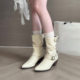 Margarida | Elegantne Casual Čizme sa Srednjim Potpeticama