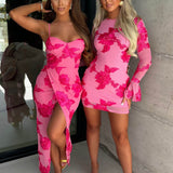 Večna Blaženost Mini Haljina u Svetlo Rozoj Boji
