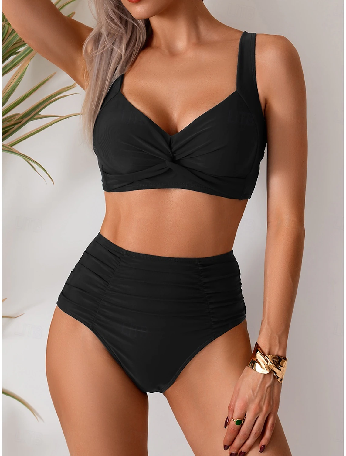 Daniela - Bikinij od tkanine sa nabranim detaljima
