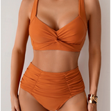 Daniela - Bikinij od tkanine sa nabranim detaljima