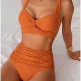 Daniela - Bikinij od tkanine sa nabranim detaljima