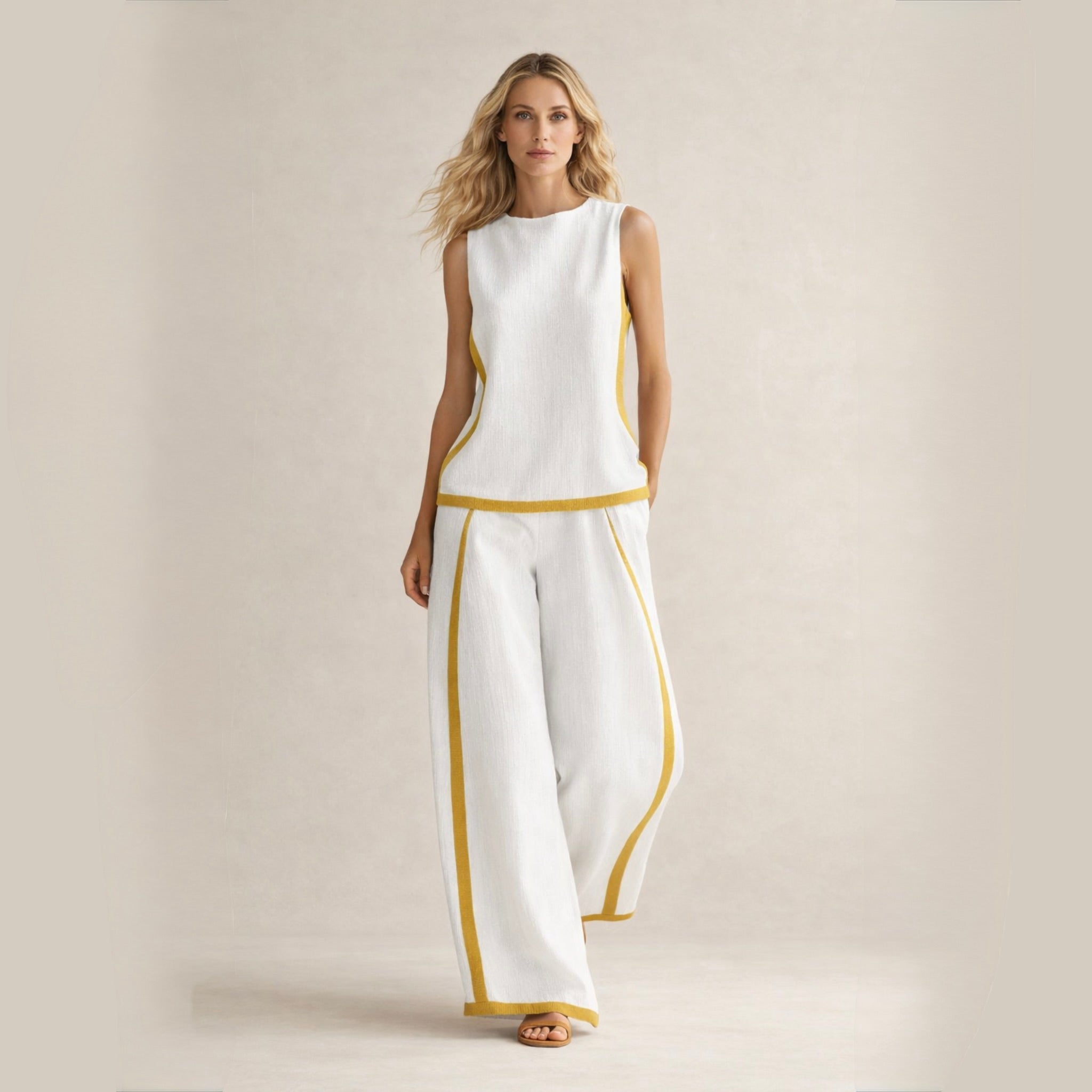 Sophie | Elegantan Set sa Širim Pantalonama