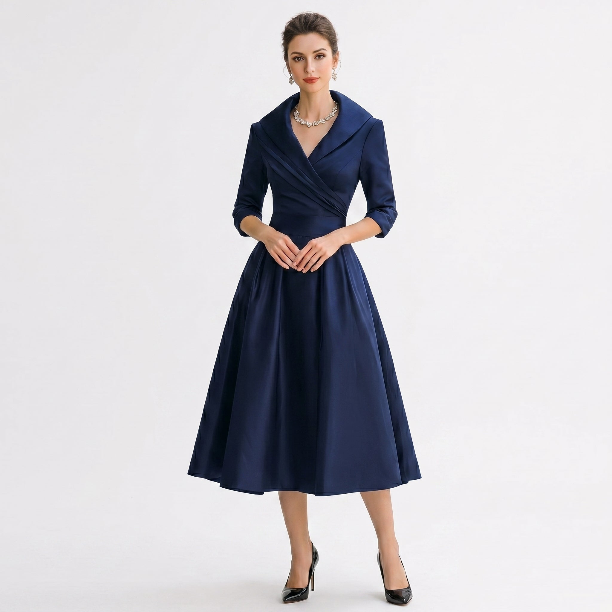 Rosa – Elegantna Vintage Haljina