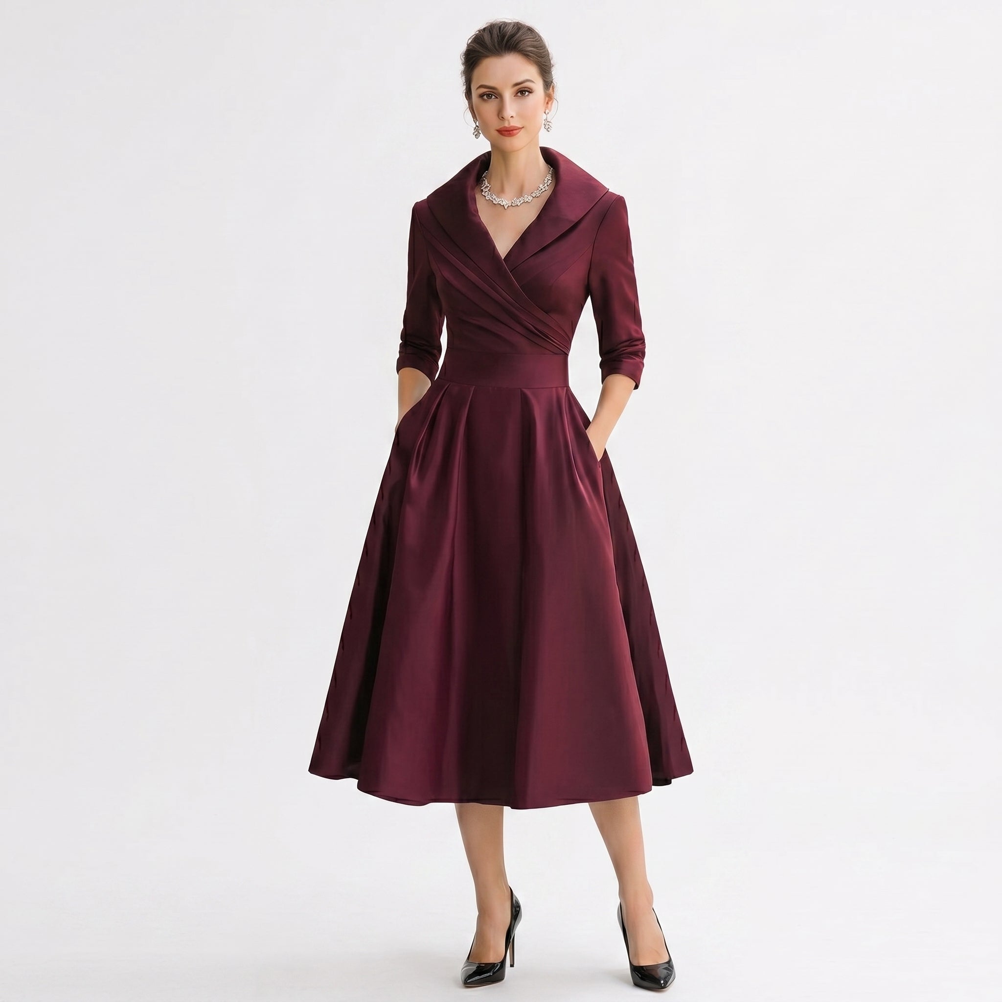 Rosa – Elegantna Vintage Haljina