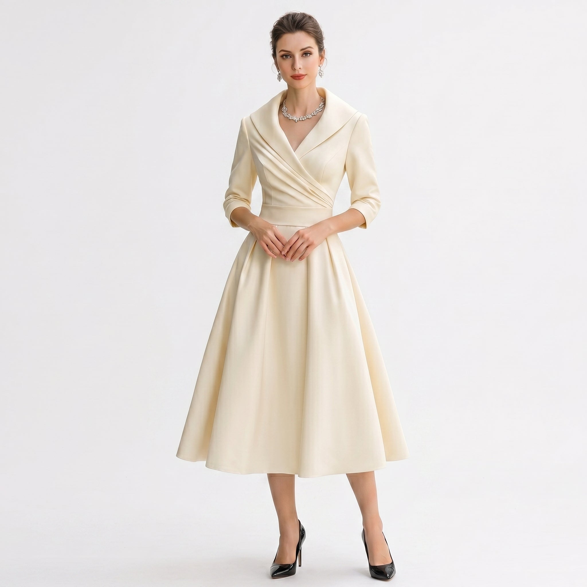 Rosa – Elegantna Vintage Haljina